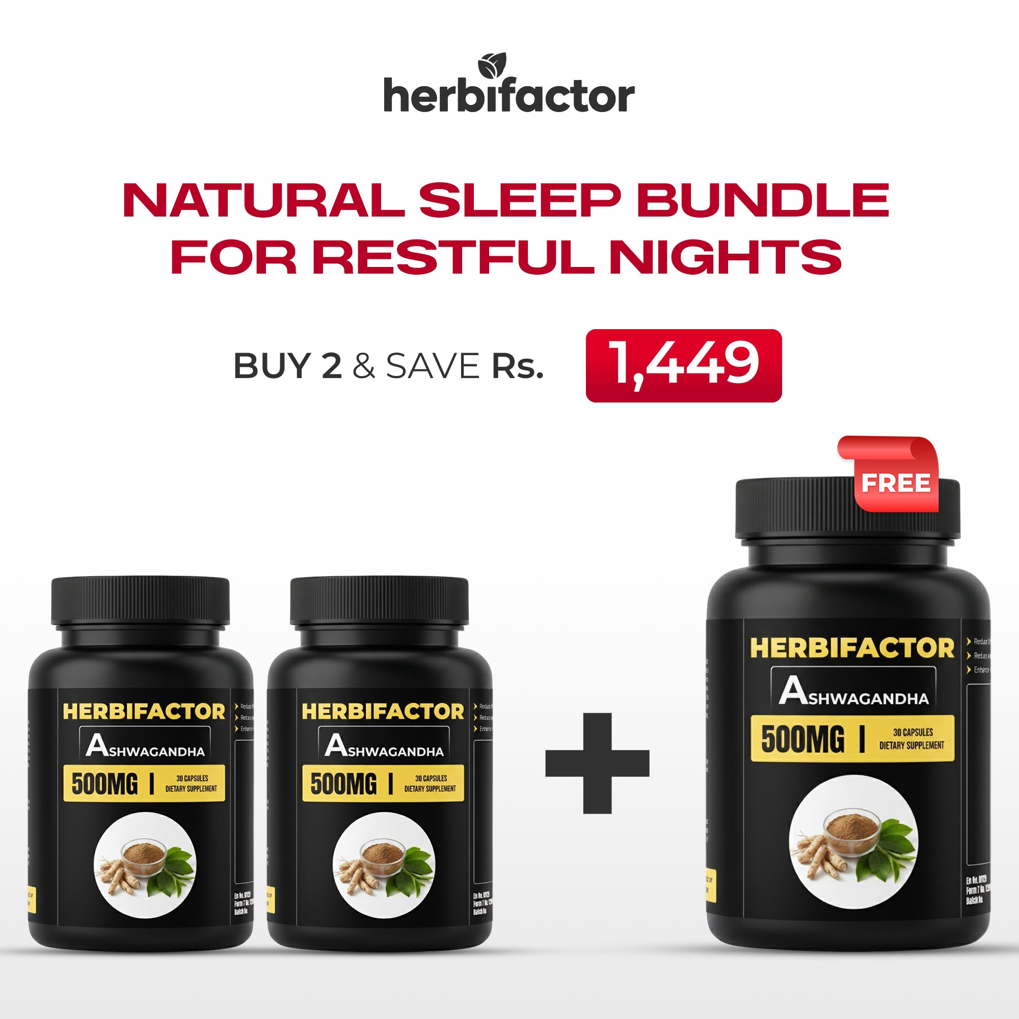 Ashwagandha Mega Value Pack – 3 Months Bundle
