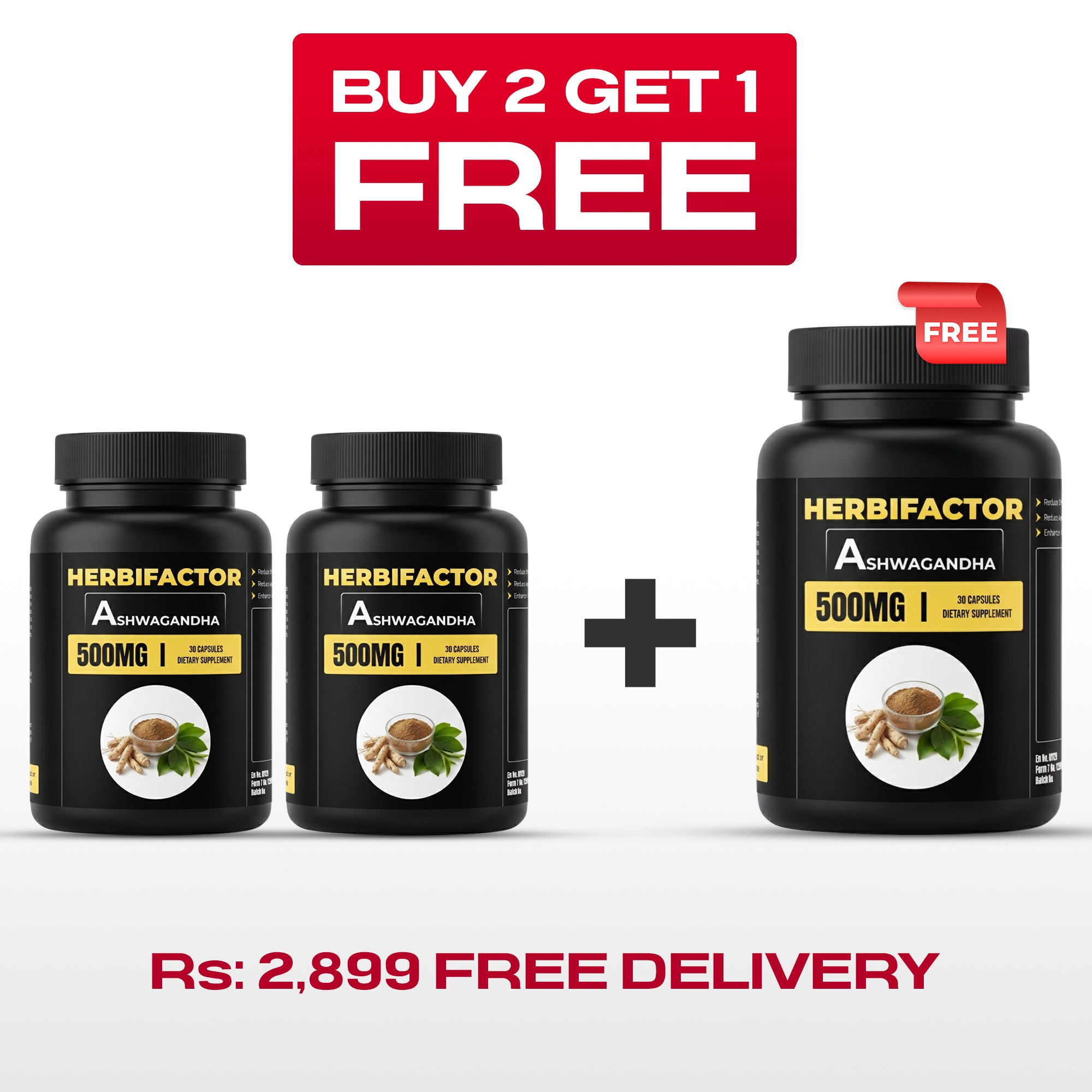 Ashwagandha Mega Value Pack – 3 Months Bundle